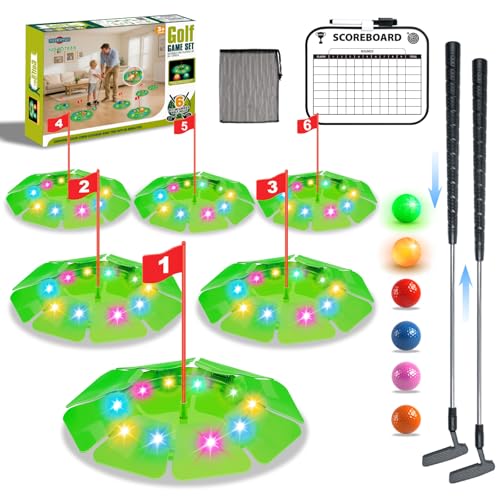 TERRAMUS Light Up Golf Play Set