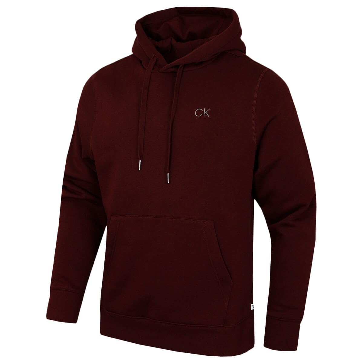 Calvin Klein Men's Burgundy Planet Performance Fleece Hoody - L