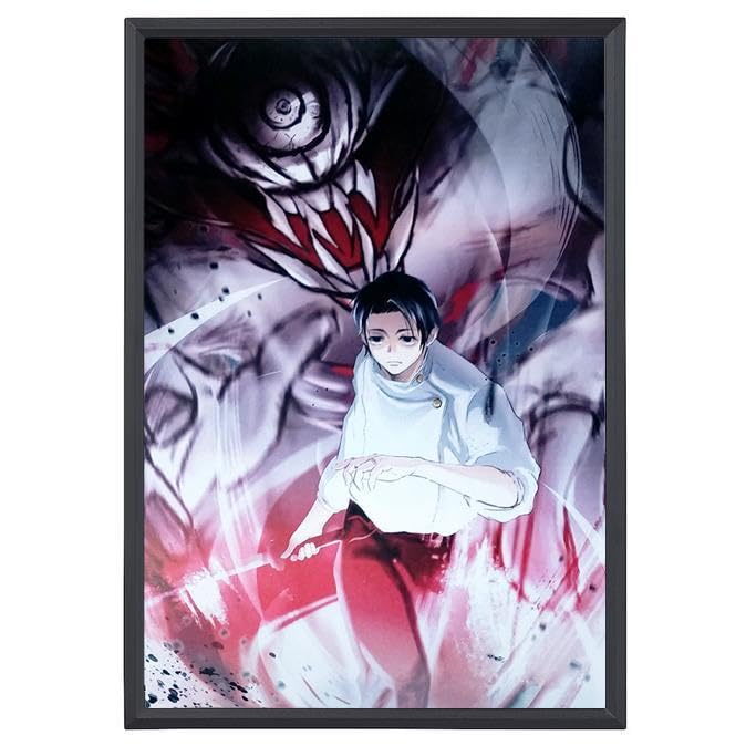 Amazon.co.jp: 漫画 アニメ ポスター 呪術廻 戦 乙骨 憂太 額付 A4