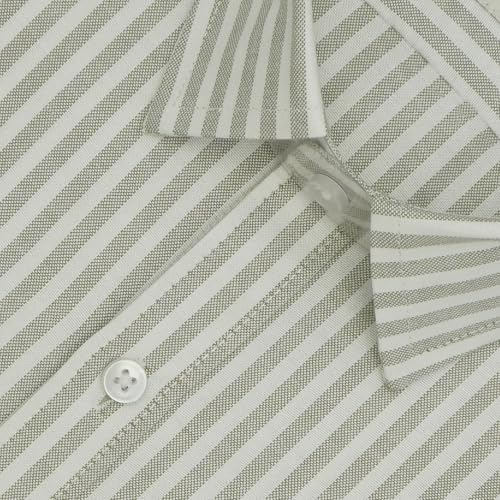 Image of GHPC 100% Cotton Striped Half Sleeves Regular Fit Formal Shirt for Men