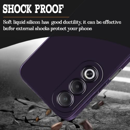Image of Basic Case for Oppo A3 Pro 5G (Silicone Maroon Red)