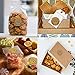 1.5 Inch Handmade with Love Stickers,500 Pcs Baking Kraft Paper Stickers Heart Shape Lables for Baking Packaging,Envelope Seals, Small Business, Stickers Tags for Wedding,Birthday,Party Gift Wrap Bag