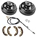 Buggies Unlimited 1996-2008 Electric Model EZGO TXT Deluxe Brake Golf Cart Maintenance Kit - Includes Brake Drums,Brake Cables & Brake Shoes