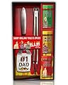 Dad BBQ Tool and Spices Set - Grill Spatula, Tongs, 3 Daddy Spices in 2025 Packaging (Sugar, Smoky, Hot Daddy) - Utensils Stocking Stuffers for Men