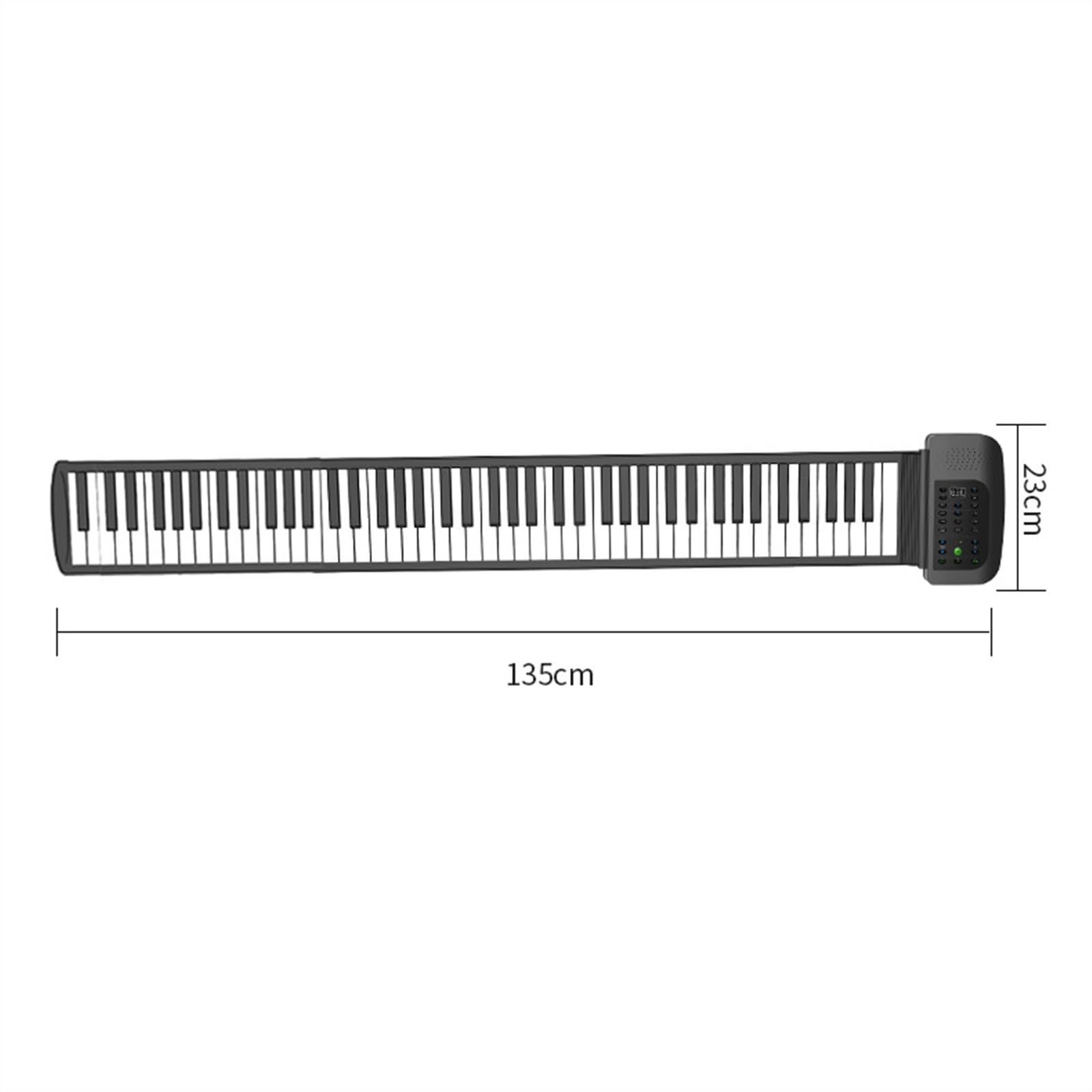 88-klawiszowy, Pogrubiony, Ręcznie Zwijany, Przenośny Elektroniczny Instrument Klawiszowy Dla Dorosłych Studentów Z Pedałem Podtrzymania Przenośne Keyboardy Pianino