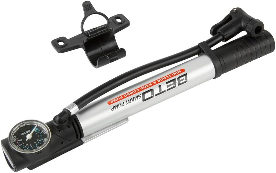 Mini Floor Pump - Silver