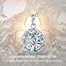 EUDORA Aroma Harmony Bola Pendant Perfume Necklace Fragrant Diffuser 30 inches Chain Silver Plated