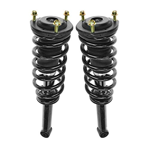 Image of TRQ Shock & Spring Assembly Front Left & Right Pair Set of 2 for 90-00 Lexus LS400