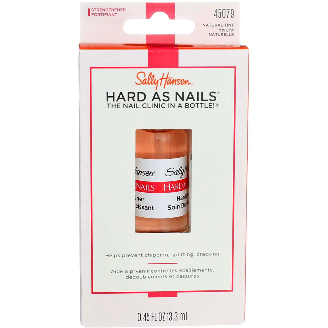 Sally Hansen Hard As Nails Natural Tint 0.45 Ounce (Pack of 3)
