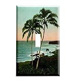Beach Palm Trees Decorative Switchplate Cover
