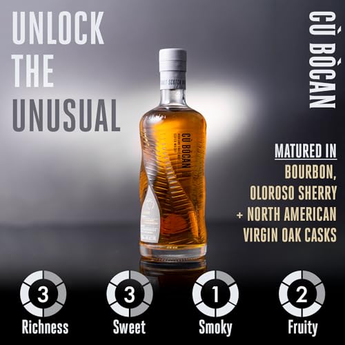Miniatura 3 de Tomatin Cù Bòcan Signature Highland Single Malt Scotch Whisky 46 Vol. 0,7l In Giftbox