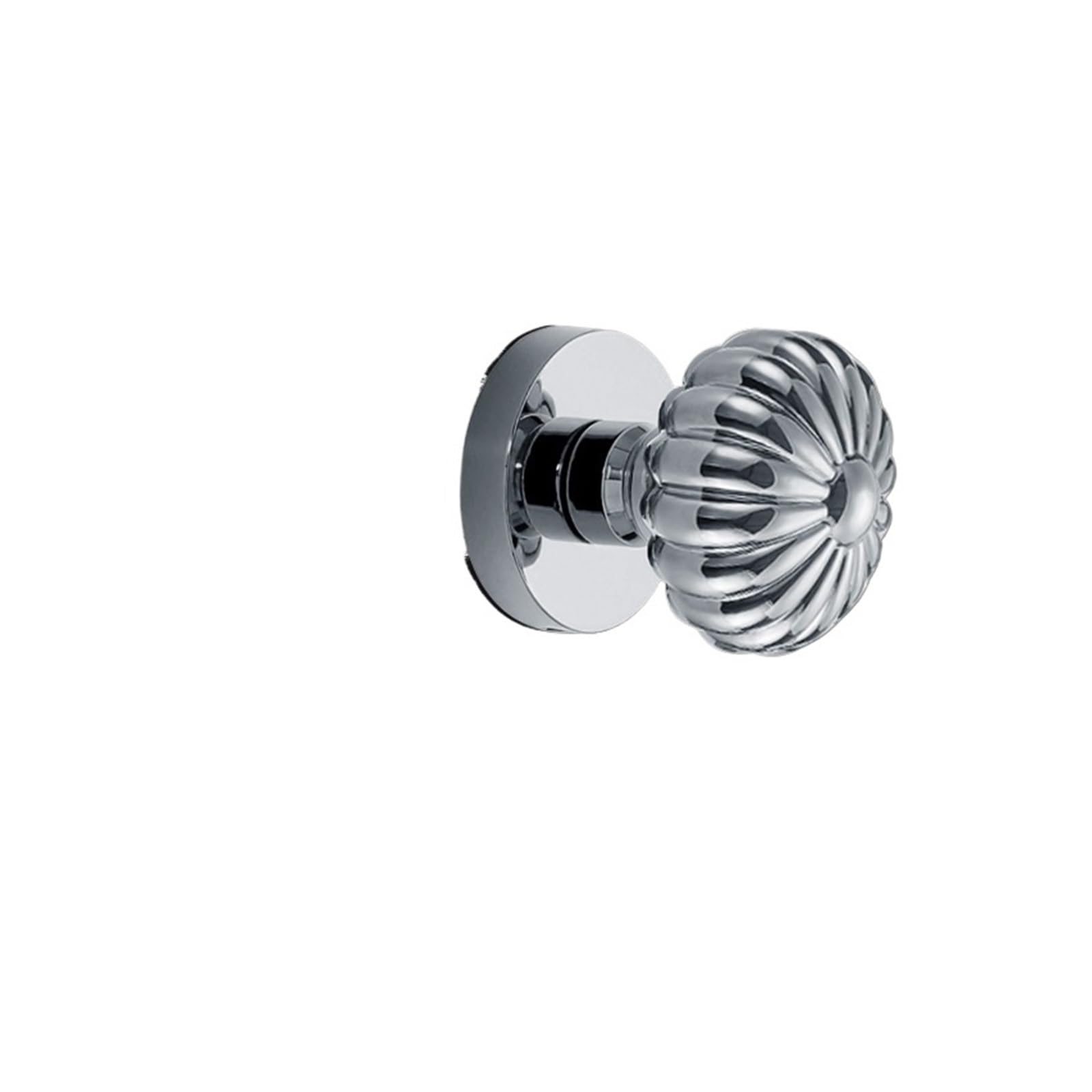 ZONSHJDKR Invisible Door Lock Indoor Single-Sided Zinc Alloy Light Luxury French Bedroom Wooden Bathroom(D Bright Chrome Single Sided)