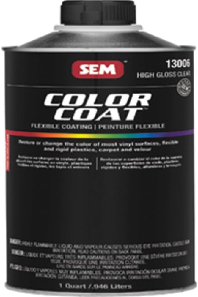SEM 13006 High Gloss Clear Color Coat Aerosol - 1 Quart