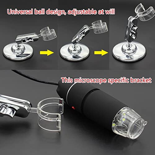 Image of USB Microscope Stand Bracket Holder Clip Mount Spotting Digital Electronic Table Microscope Accessories Metal, Plastic