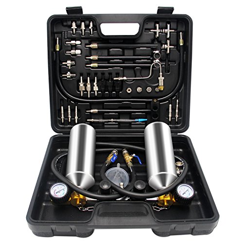BAOSHISHAN Car Fuel Injector Cleaning kit Non Dismantle Throttle Toolkit for Auto Fuel Injector and Cleaner Machine (Double Bottle)