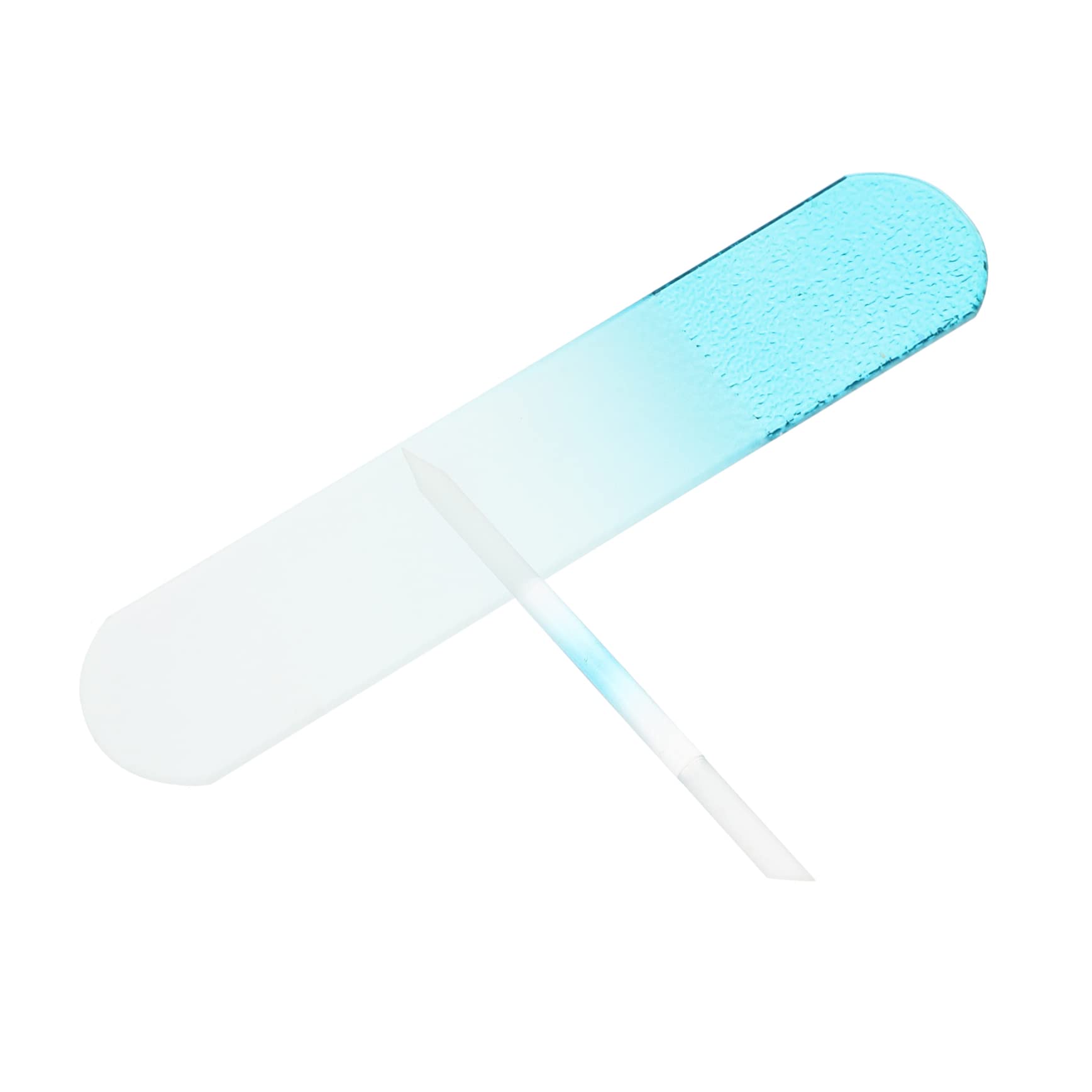 Healeved 8stücke Glas-nagelfeilen Professionelle Maniküre-werkzeuge Für Naturnägel Ergonomisches Design Mit Blauem Griff Für Zuhause Und Salongebrauch