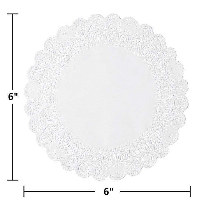 Hoffmaster French Lace Doily, 6" - Image 3