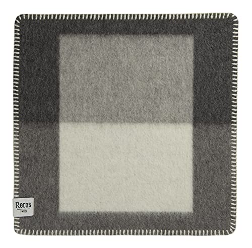 RØROS TWEED Syndin Sitzunterlage - aus norwegischer Lammwolle - Design von Kristine Five Melvaer - Maße: 45 x 45 cm (21951 - Slate)