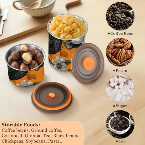 Contenedor Hermético para Café Acero Inoxidable 500ml miniatura 6