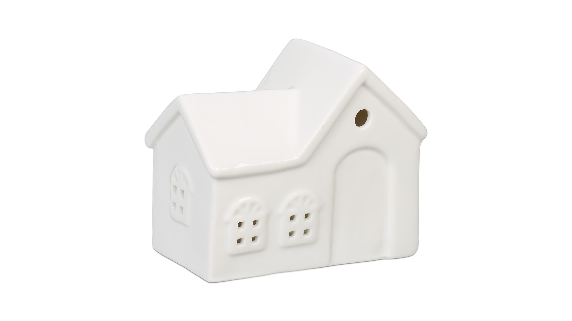 Glitzhome Portacandela In Metallo Bianco – Lanterna Decorativa Vintage 41,9 Cm