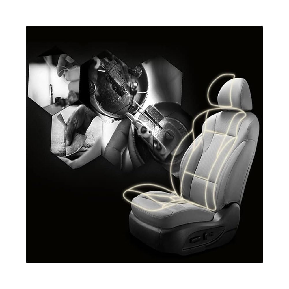 ZZZZS Voiture Housses de SièGe Cuir pour Transit Connect 2016+, Ensemble Complet Housse Siege Coussin Protecteur Avant Arrière Accessoire Interieur,B/Coffee