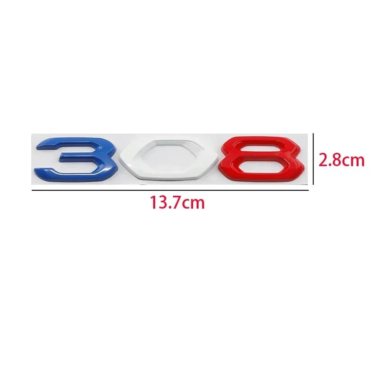 200 Autocollants Lettres Chrome Pour Voiture | Alliage Zinc | Adhésifs Forts | Personnalisation Plaque/Coque