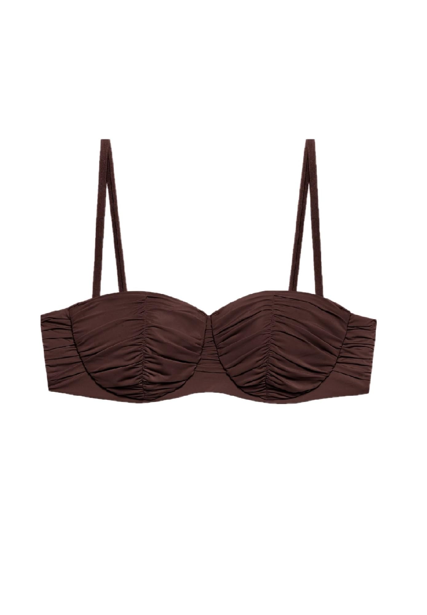 YAMAMAY - Bikini Parte Alta a Fascia con Ferretto, leggeremente Imbottito, Donna, Iconic, Denim, monocromo