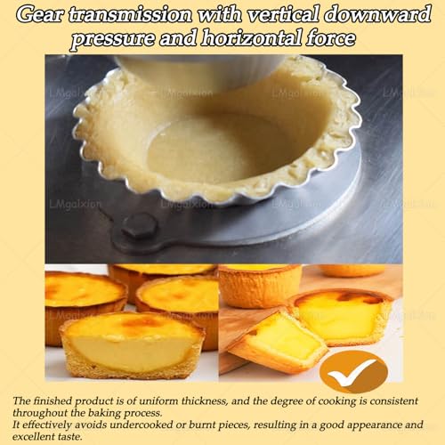 Prensa de tartas de huevo con mango ergonómico y desmolde fácil 5