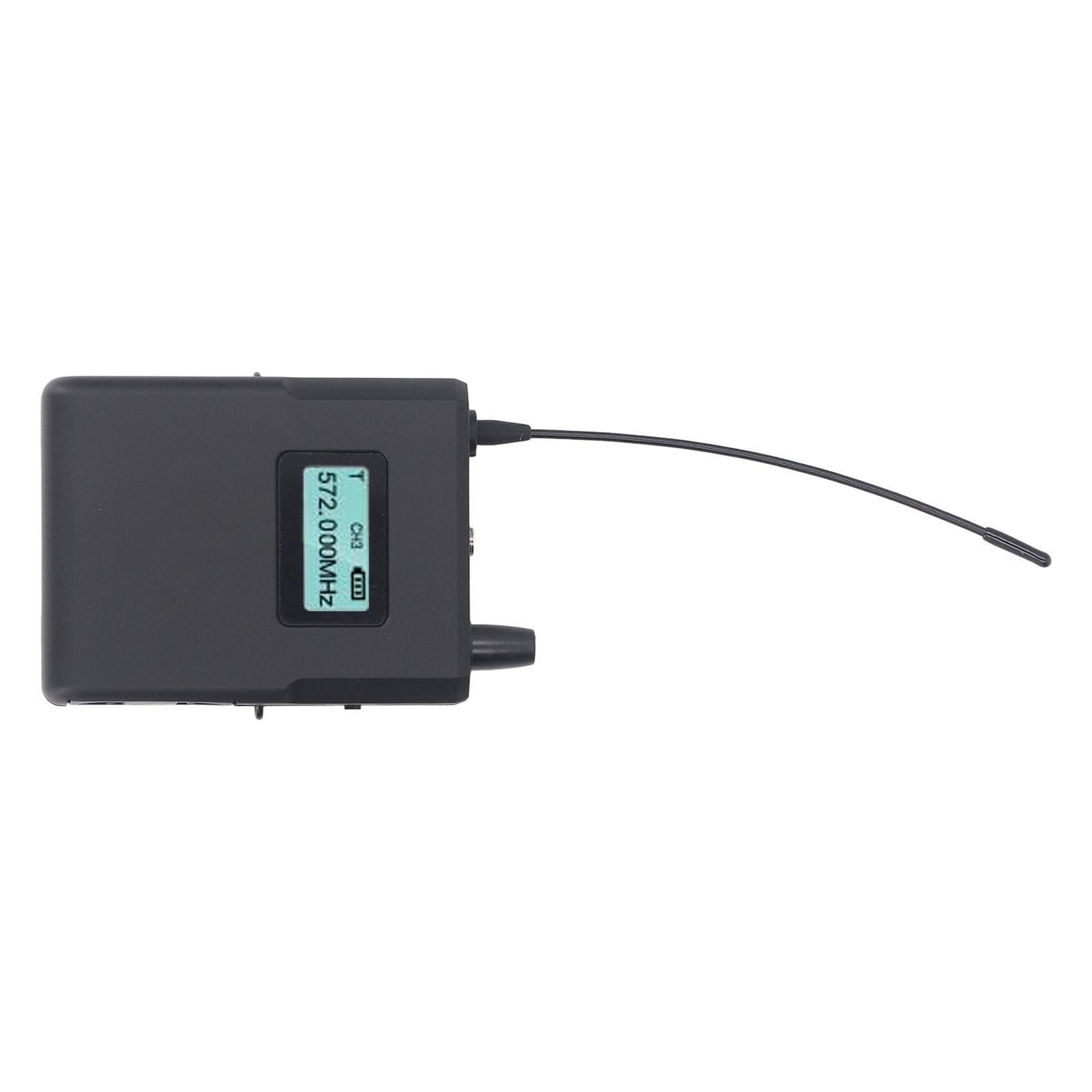 Digitaler Drahtloser IEM-Empfänger mit Anti-Interferenz für Live-Auftritte auf der Bühne, Einfache Bedienung für Kleine und Mittlere Bühnen, ABS-Material
