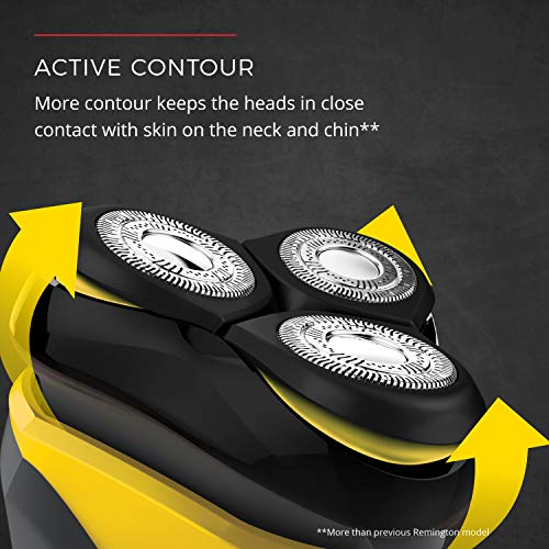 Remington Virtually Indestructible Rotary Shaver 5100, Yellow #TOP3