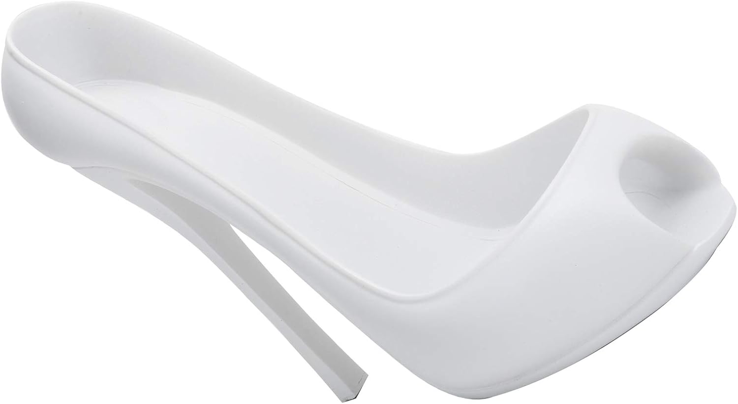 TOPINCN Wine Rack Synthetic Wine Bottle Display Holder Innovative Highheeled Shoe Shape Home Decoration Accessories(White)