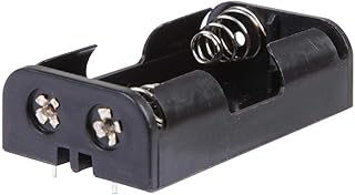 Pro Power PP002054 - Soporte para batería AA (2 unidades, con resorte de contacto), color negro