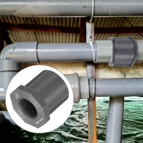 10 Pcs PVC Reducer Bushing, 1" x 1/2" FNPT Socket Pipe Reducer — 사진 6