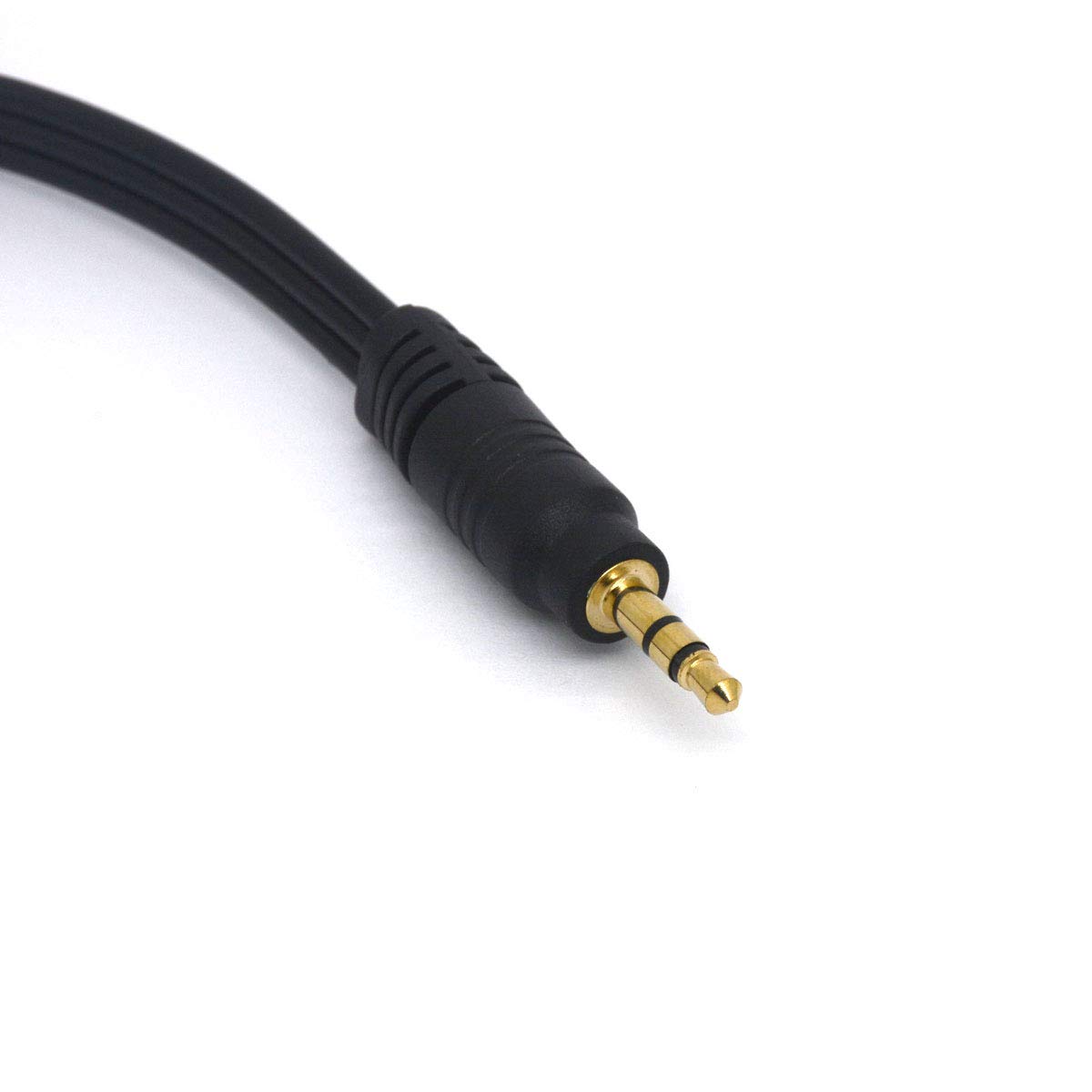 Tomost - Cavo audio stereo da 3,5 mm, placcato oro, 3,5 (1/8) TRS maschio a 3 femmine Tomost - Cavo audio stereo da 3,5 mm, placcato oro, 3,5 (1/8) TRS maschio a 3 femmine