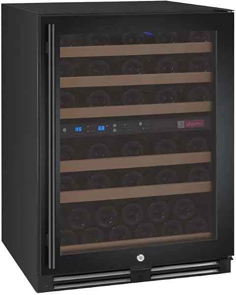 Allavino Wine Refrigerator, 56 Bottle, Black