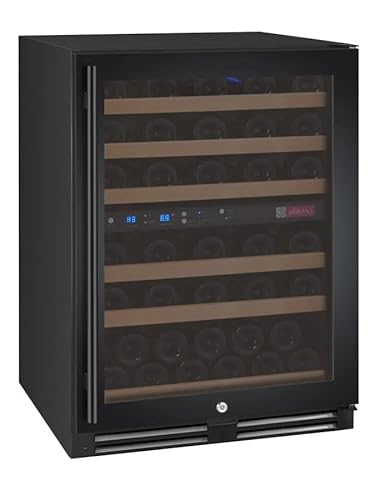 Wine Refrigerator, 56 Bottle, Black