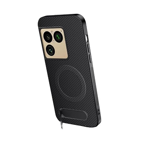 AGENIUS�EFor Xperia 1 VIII �P�[�X �ϏՌ� �J�o�[ �J�[�{���� PU���U�[ �X�^���h�@�\ Qi�[�d ���C�����X�[�d �J�����t�`���ߐ݌v ���掋���ɍœK ��8����(�u���b�N)