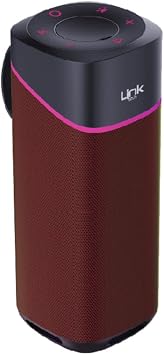 LinkTech R125 Premium IPX4 RGB Bluetooth Hoparlör Kırmızı