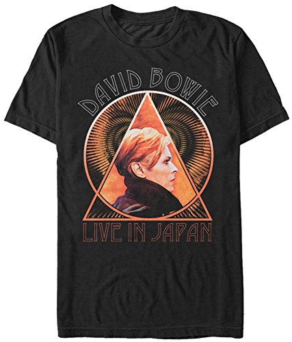 Gryeur David Bowie Men's Geometric T-Shirt Medium