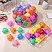 Cabilock Star Ball Pit Balls for Toddlers 100Count Plastic HeartBalls Swimming Pool Water Toys for Boys Girls Christmas Festival Party Decoration
