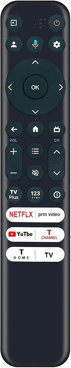 Replacement Voice Remote Control Fit for TCL Google Smart TV 43S370G | 55S470G 43S470G 50S470G 58S470G 65S470G 70S470G 75S470G 85S470G 43S450G 50S450G 55S450G 58S450G 65S450G 75S450G 85S450G