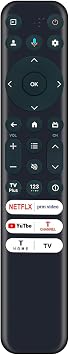 Replacement Voice Remote Control Fit for TCL Google Smart TV 43S370G