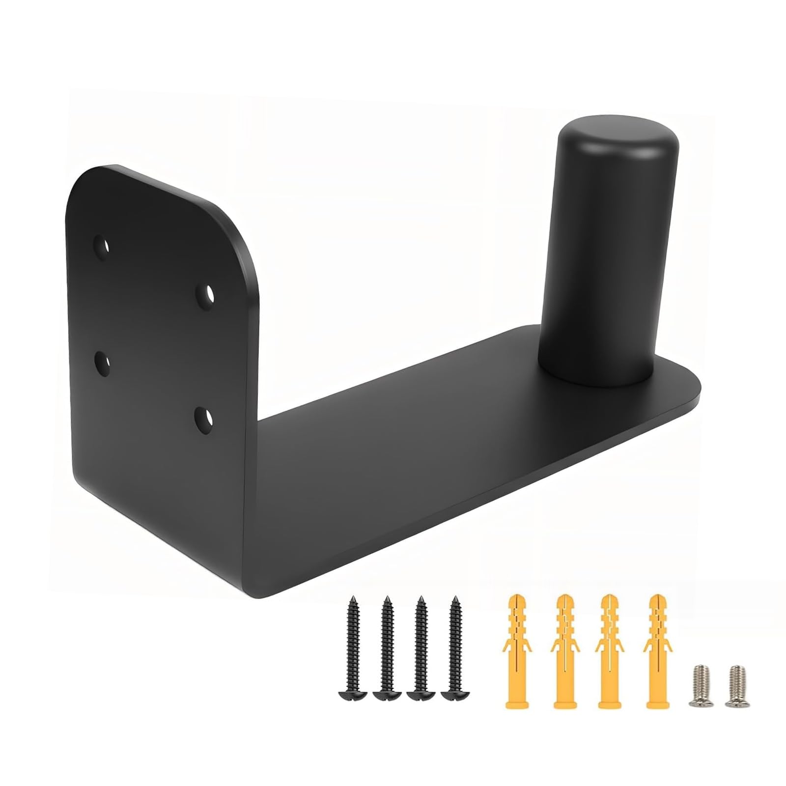NUEAYMS Soporte de Montaje en Pared de Metal Abrazadera de Soporte de Techo Altavoz Envolvente Gancho Trasero Placa de suspensión para Accesorios de Altavoz Compacto EON Estante de fácil instalación