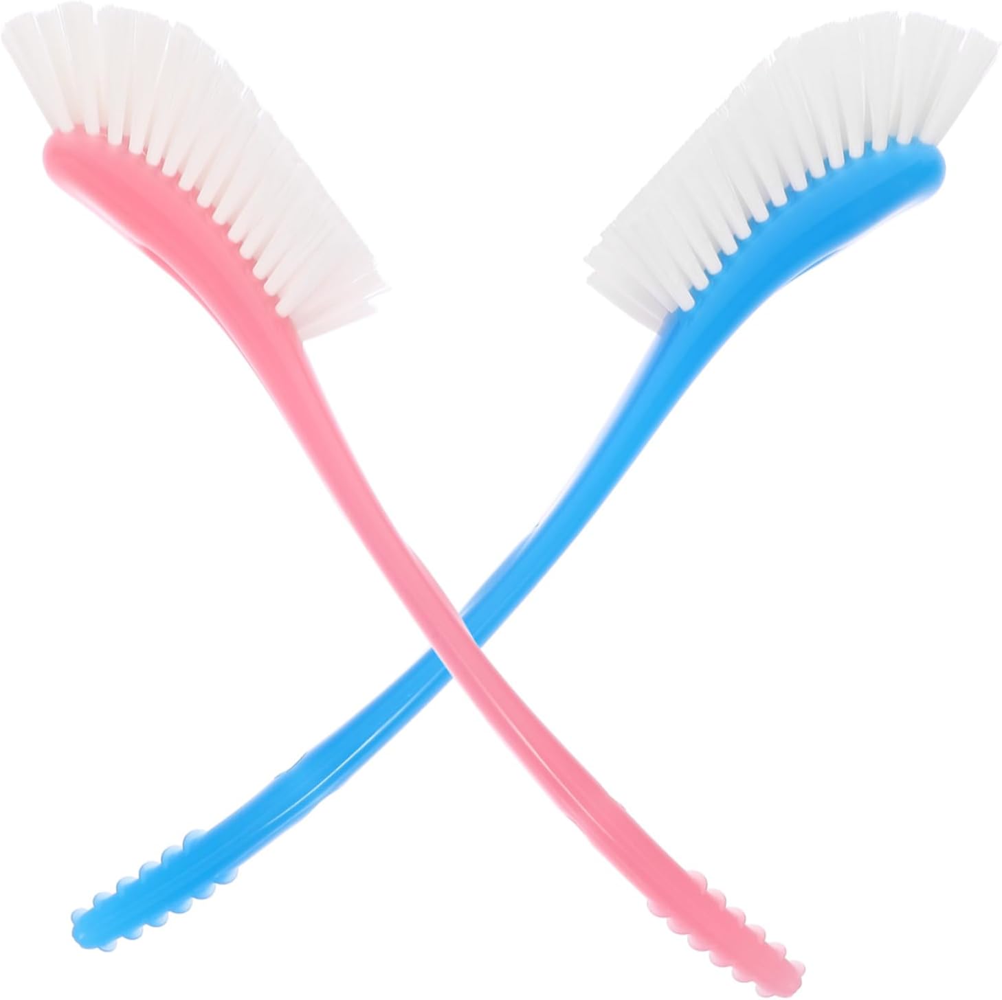 Kisangel 2pcs Straw Bottle Brush Set Narrow Bottle Cleaning Brush Kit Soft Bristles Tool