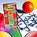 JA-RU Vintage Metal Jacks Game Set/Two Bouncy Balls.(1 Pack) Mini Jax Toy. Classic Family Retro Classics. Bulk Party Favors, Stocking Stuffers. 950-1B