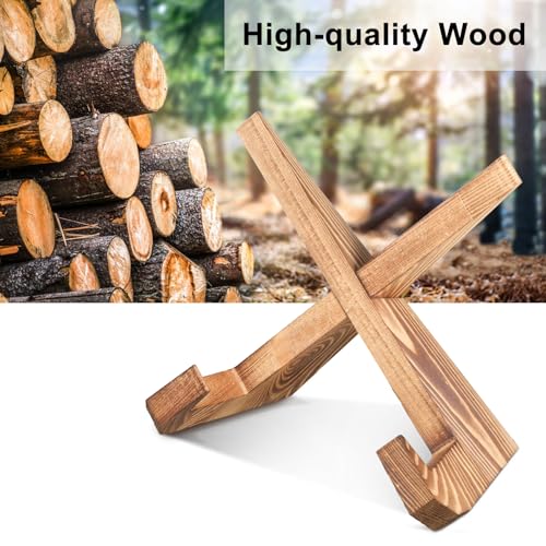 Recipe Book Stand, Wooden Cookbook Holder Vintage Display Stands Hands Free Reading Stand Cookery Book Stand for Cooking Kitchen Tablet iPad Magazines - Image 7