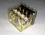 IDEC RH4B-ULAC240V 240 VAC Coil, 4 Poles 4PDT, 50/60 HZ, Blade Terminal, Compact Power Relay, Industrial 10 AMP GP Relay, RH Series, with LED Indicator