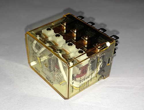 IDEC RH4B-ULAC240V 240 VAC Coil, 4 Poles 4PDT, 50/60 HZ, Blade Terminal, Compact Power Relay, Industrial 10 AMP GP Relay, RH Series, with LED Indicator
