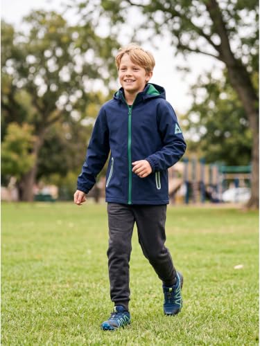 Image of SaphiRose Kids Waterproof Rain Jacket Mesh Lined with Removable Hood