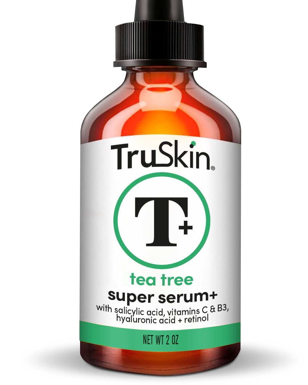 - Tea Tree Oil Acne Treatment Serum for Face – Salicylic Acid, Niacinamide, Vitamin C & Retinol – Clarifying Super Facial Serum for Acne-Prone Skin & Pores, 2 Oz